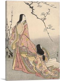 Ise Watching a Flock of Geese-1-Panel-40x26x1.5 Thick