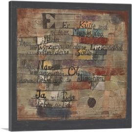 From the Song of Songs - Version II 1921-1-Panel-12x12x1.5 Thick