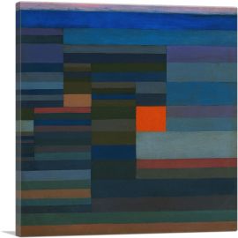 Fire in the Evening 1929-1-Panel-36x36x1.5 Thick