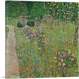 Orchard with Roses 1912-1-Panel-26x26x.75 Thick