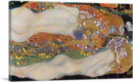 Water Serpents II Snakes 1907-1-Panel-26x18x1.5 Thick