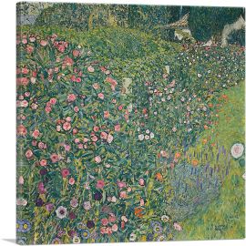 Garden of Flowers - Italian Horticultural Landscape 1917-1-Panel-26x26x.75 Thick