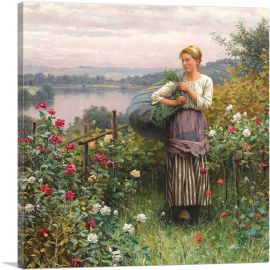 The Rose Garden-1-Panel-26x26x.75 Thick