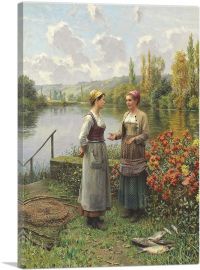 Two Women In a Landscape