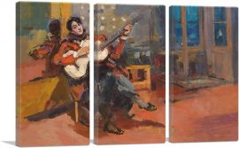 The Guitar Player 1915-3-Panels-60x40x1.5 Thick