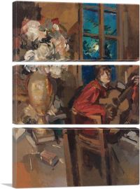 Evening Serenade 1916-3-Panels-90x60x1.5 Thick