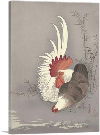 Rooster and Hen-1-Panel-60x40x1.5 Thick