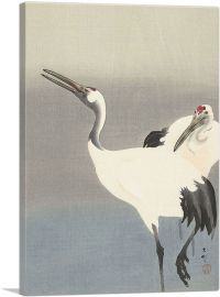 Two Cranes-1-Panel-40x26x1.5 Thick