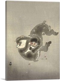 Two Fighting Monkeys-1-Panel-18x12x1.5 Thick