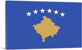 Kosovo Country Flag-1-Panel-26x18x1.5 Thick