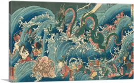 Tamatori-Hime at the Dragon Palace-1-Panel-18x12x1.5 Thick