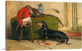 Ziva - A Badger Dog Belonging to the Hereditary Prince 1840-1-Panel-26x18x1.5 Thick