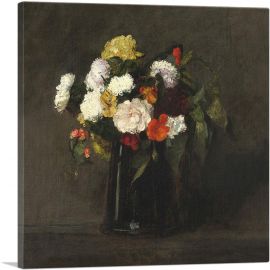 Flowers 1861-1-Panel-26x26x.75 Thick