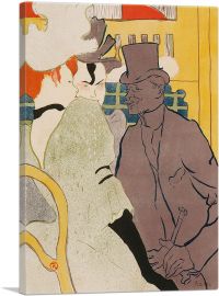 The Englishman at the Moulin Rouge 1892-1-Panel-40x26x1.5 Thick