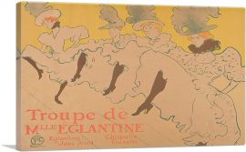 Troupe De Mlle Eglantine 1896-1-Panel-40x26x1.5 Thick