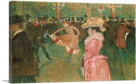 At the Moulin Rouge - The Dance 1891-1-Panel-12x8x.75 Thick
