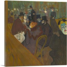 At the Moulin Rouge 1895-1-Panel-18x18x1.5 Thick