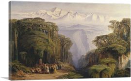Kangchenjunga From Darjeeling 1879-1-Panel-40x26x1.5 Thick