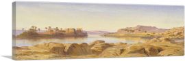 Philae Egypt 1863-1-Panel-48x16x1.5 Thick