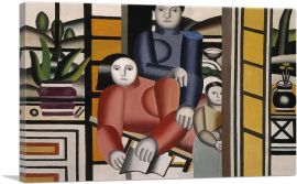 Three Women By a Garden 1922-1-Panel-40x26x1.5 Thick