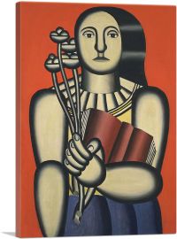 Woman With a Book 1923-1-Panel-40x26x1.5 Thick