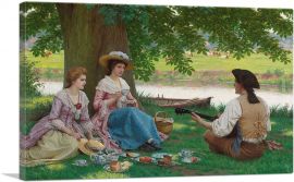 A Picnic Party 1920-1-Panel-40x26x1.5 Thick