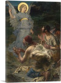 Annunciation To The Shepherds 1875-1-Panel-60x40x1.5 Thick