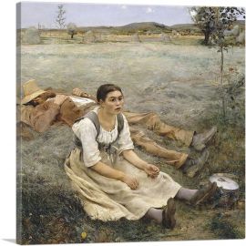 Haymaking 1877-1-Panel-18x18x1.5 Thick