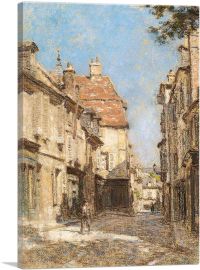 Street In Bourges-1-Panel-12x8x.75 Thick