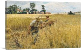 Harvest Near Ru Chailly-1-Panel-12x8x.75 Thick