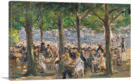 Beer Garden Near The Havel Under Tress 1920-1-Panel-12x8x.75 Thick