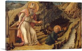 Vision Of St Augustine 1460-1-Panel-18x12x1.5 Thick