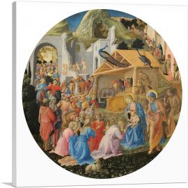 Adoration Of The Magi-1-Panel-18x18x1.5 Thick