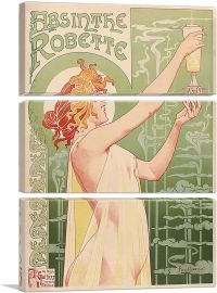 Absinthe Robette 1896-3-Panels-60x40x1.5 Thick