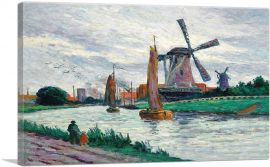 Mills In Holland 1907-1-Panel-26x18x1.5 Thick