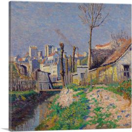 The Beere Near Paris 1890-1-Panel-36x36x1.5 Thick