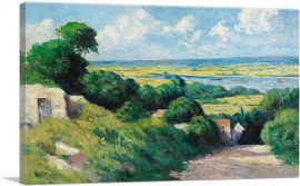 The Seine View Of The Heights Of Mericourt-1-Panel-40x26x1.5 Thick