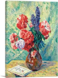 Vase Of Flowers 1906-1-Panel-18x12x1.5 Thick