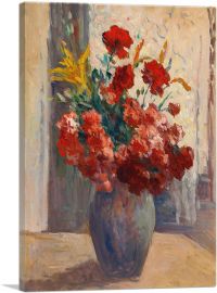 Bouquet Of Flowers In a Vase-1-Panel-40x26x1.5 Thick