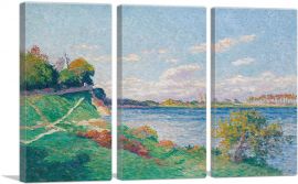 Edges Of Seine 1905-3-Panels-60x40x1.5 Thick