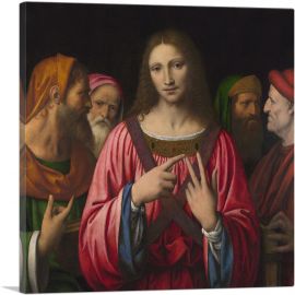 Christ Among Doctors 1515-1-Panel-36x36x1.5 Thick