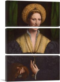 Portrait Of a Lady 1515-3-Panels-60x40x1.5 Thick