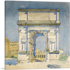 Rome Arch Of Titus-1-Panel-12x12x1.5 Thick