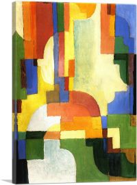 Colourful Forms I 1913-1-Panel-12x8x.75 Thick