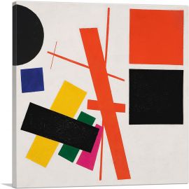 Suprematism - Nonobjective Composition-1-Panel-36x36x1.5 Thick