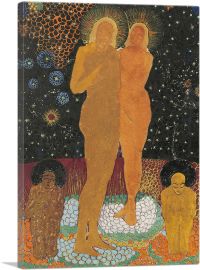 Adam and Eve 1908-1-Panel-40x26x1.5 Thick