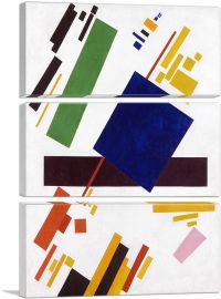 Suprematist Composition 1916-3-Panels-90x60x1.5 Thick