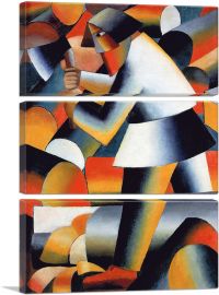 The Woodcutter 1912-3-Panels-90x60x1.5 Thick