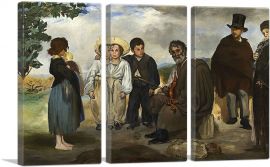 The Old Musician 1862-3-Panels-90x60x1.5 Thick