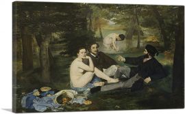 The Luncheon on the Grass 1863-1-Panel-40x26x1.5 Thick
